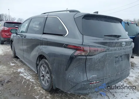 2025 Toyota Sienna Le z USA, uszkodzony, nr VIN 5TDKRKEC6SS283467